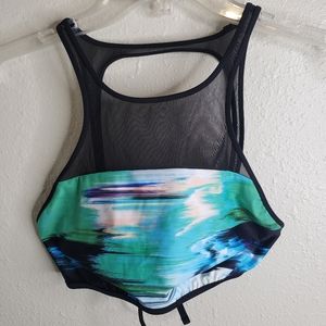 Lululemon 10 Salty swim reversible bikini top